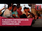 Segunda caravana migrante permanece en San Pedro Tapanatepec, Oaxaca