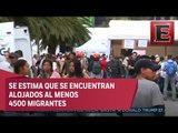 Caravana Migrante recibe apoyo en Ciudad Deportiva