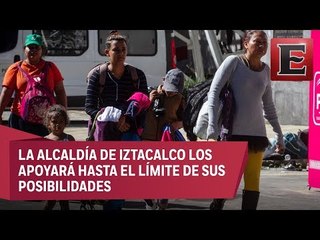 Hasta siete mil migrantes en el deportivo Magdalena Mixhuca