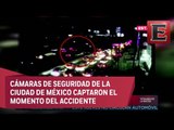 Fuertes imágenes del accidente en la México-Toluca