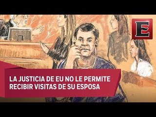 Juez niega a “El Chapo” petición de abrazar a Emma Coronel