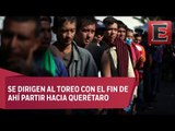Pocos migrantes centroamericanos abandonan la CDMX y retoman su rumbo a EU