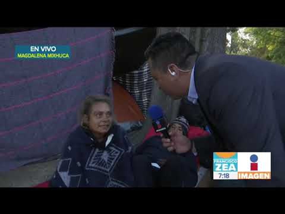 Migrantes rebasan capacidad de estadio del deportivo Mixhuca | Noticias con Francisco Zea
