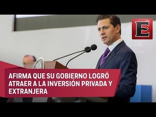 Peña Nieto afirma que deja un México con estabilidad económica
