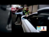 Así agredió el conductor del BMW a mujer policía que lo infraccionó | Noticias con Francisco Zea