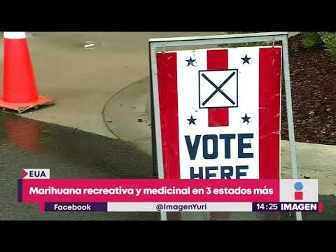 Legalizan marihuana en tres estados más de Estados Unidos | Noticias con Yuriria Sierra