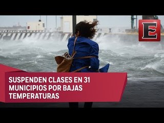 Fuertes vientos en Veracruz por frente frío número 10