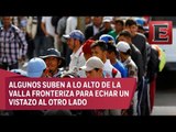 Migrantes centroamericanos llenan albergues en Tijuana