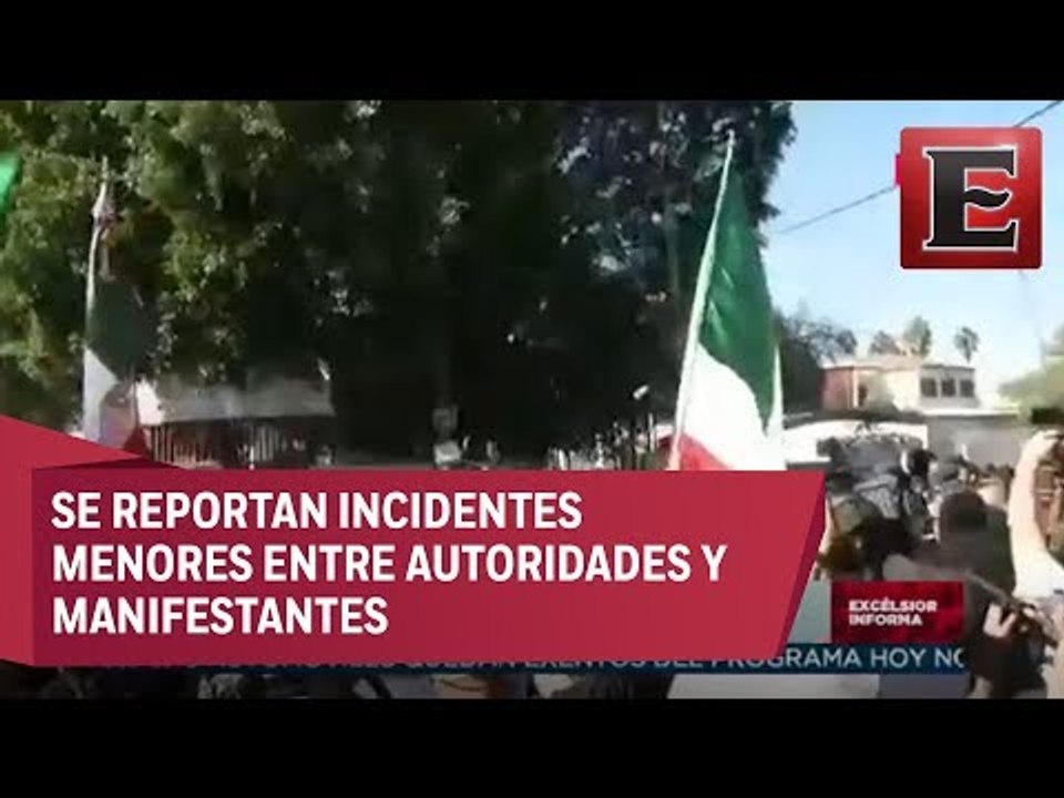 Continúa Marcha Antimigrantes en Tijuana