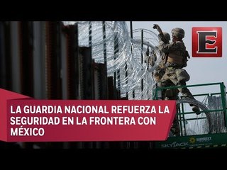 EU instala alambre de púas en Texas para impedir paso de migrantes