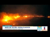 Más de 20 mil desalojados por incendio forestal en California | Noticias con Francisco Zea