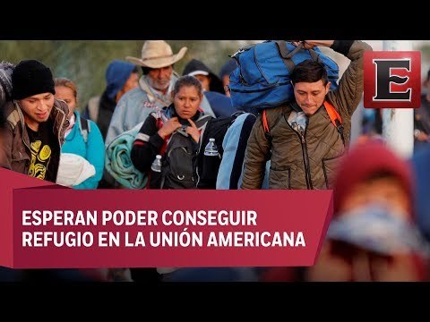 Migrantes dejan Mexicali hacia Tijuana con el sueño de cruzar a EU