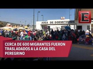 Situación de los migrantes en el nuevo albergue