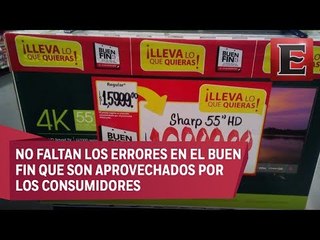 Tienda departamental "remata" pantallas en mil pesos por error en el precio