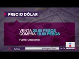 Dólar sube a 20.65 pesos tras iniciativa sobre comisiones bancarias | Noticias con Yuriria Sierra