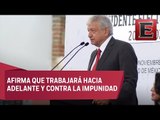 Proyecto de la Guardia Nacional no se va a detener, afirma López Obrador