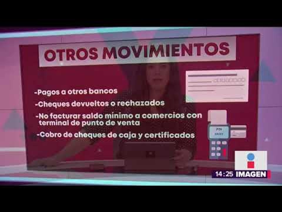 Bancos perderían hasta 50% de ingreso de eliminarse comisiones | Noticias con Yuriria Sierra