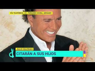 Citarán a los hijos de Julio Iglesias para hacerse un examen de ADN | De Primera Mano