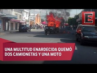 Intentan linchar a hombres en Los Reyes La Paz por atropellar y matar a niña