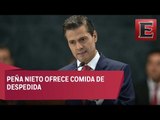 Peña Nieto ofrece comida de despedida a su gabinete