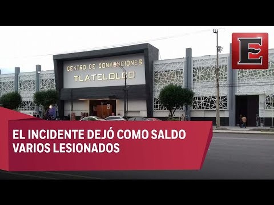 Dos heridos por enfrentamiento en Centro de Convenciones de Tlatelolco