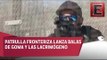 ÚLTIMA HORA: Patrulla fronteriza dispara balas de goma contra migrantes