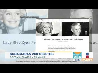 Subastarán 200 objetos de Frank Sinatra y su esposa, ¡incluido el anillo de compromiso! | Paco Zea