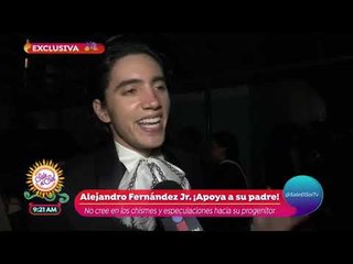 Vicente Fernández no llegó al debut de su nieto Alex Fernández Jr | Sale el Sol