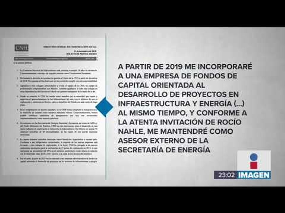 Renuncia Juan Carlos Zepeda a la Comisión Nacional de Hidrocarburos | Noticias con Ciro