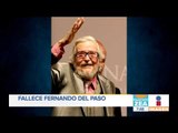 ¡Adiós al gran escritor Fernando del Paso! | Noticias con Francisco Zea