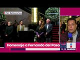 Despiden a Fernando del Paso en Bellas Artes | Noticias con Yuriria Sierra