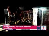 Autobús con migrantes choca en trayecto rumbo a Tijuana | Noticias con Yuriria Sierra