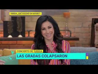 Las gradas colapsaron previo al concierto de Yuridia | De Primera Mano