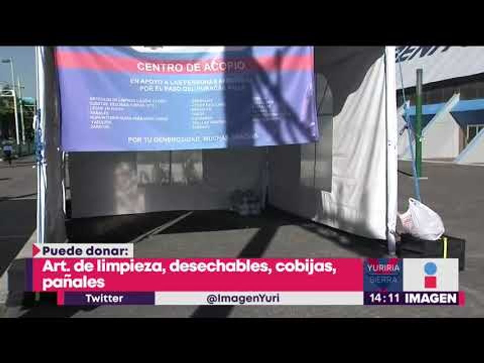 ¡Sigue el Centro de Acopio para damnificados del huracán Willa en Nayarit! | Noticias con Yuriria