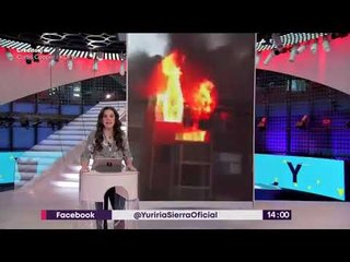Madre arroja a su bebé de un edificio para salvarlo de un incendio | Noticias con Yuriria Sierra