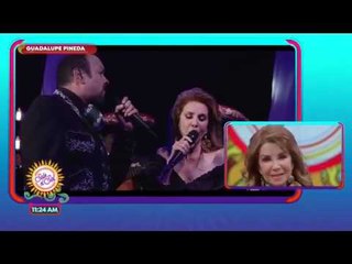 Guadalupe Pineda sorprendida por recibir mensaje de grandes artistas | Sale el Sol