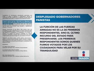 Gobernadores del PAN critican la figura de los coordinadores estatales | Noticias con Ciro
