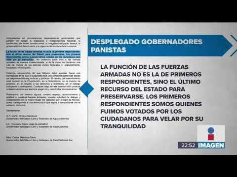 Gobernadores del PAN critican la figura de los coordinadores estatales | Noticias con Ciro