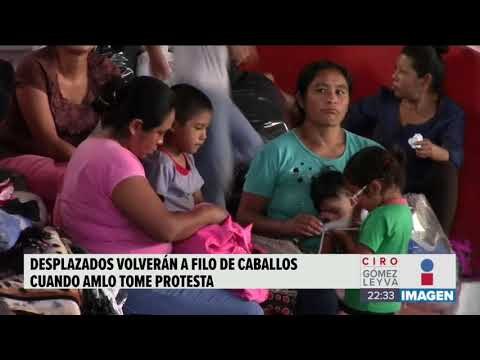 Desplazados en Guerrero volverán a su casa cuando López Obrador tome protesta | Noticias con Ciro