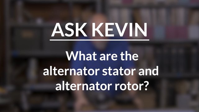 What Are The Alternator Stator And Rotor?