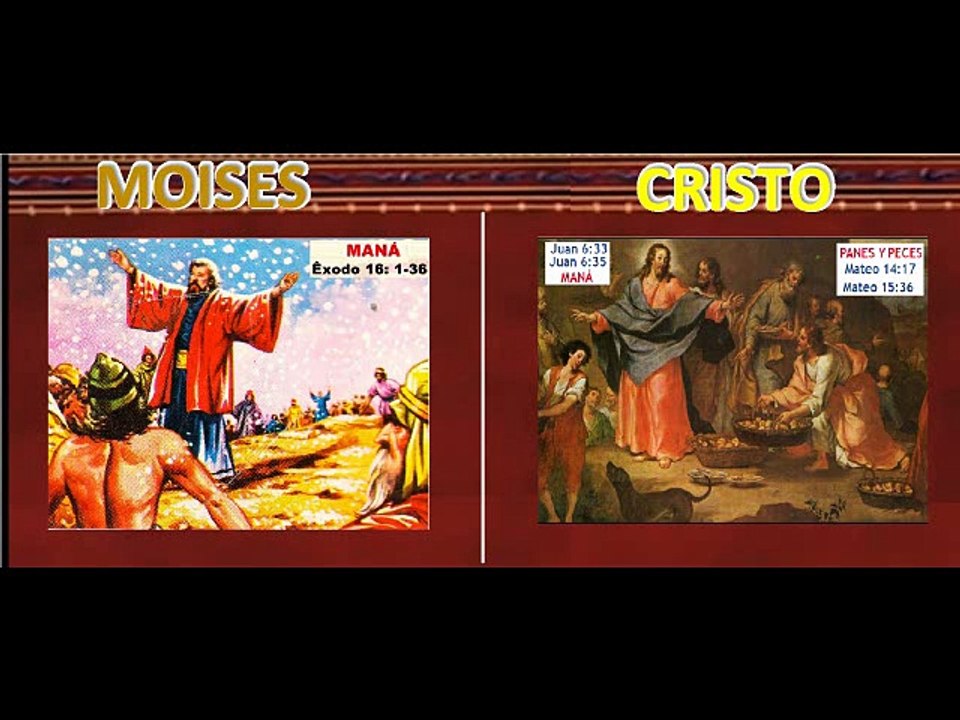 EL SORPRENDENTE PARALELISMO EN CRISTO Y MOISÉS