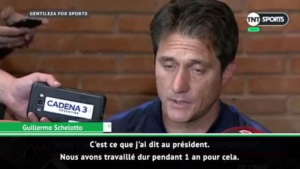Finale - Schelotto : "Nous ne sommes pas prêts pour jouer un tel match"
