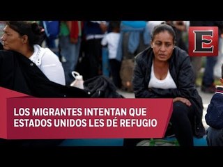 Migrantes centroamericanos llenan refugios en Tijuana