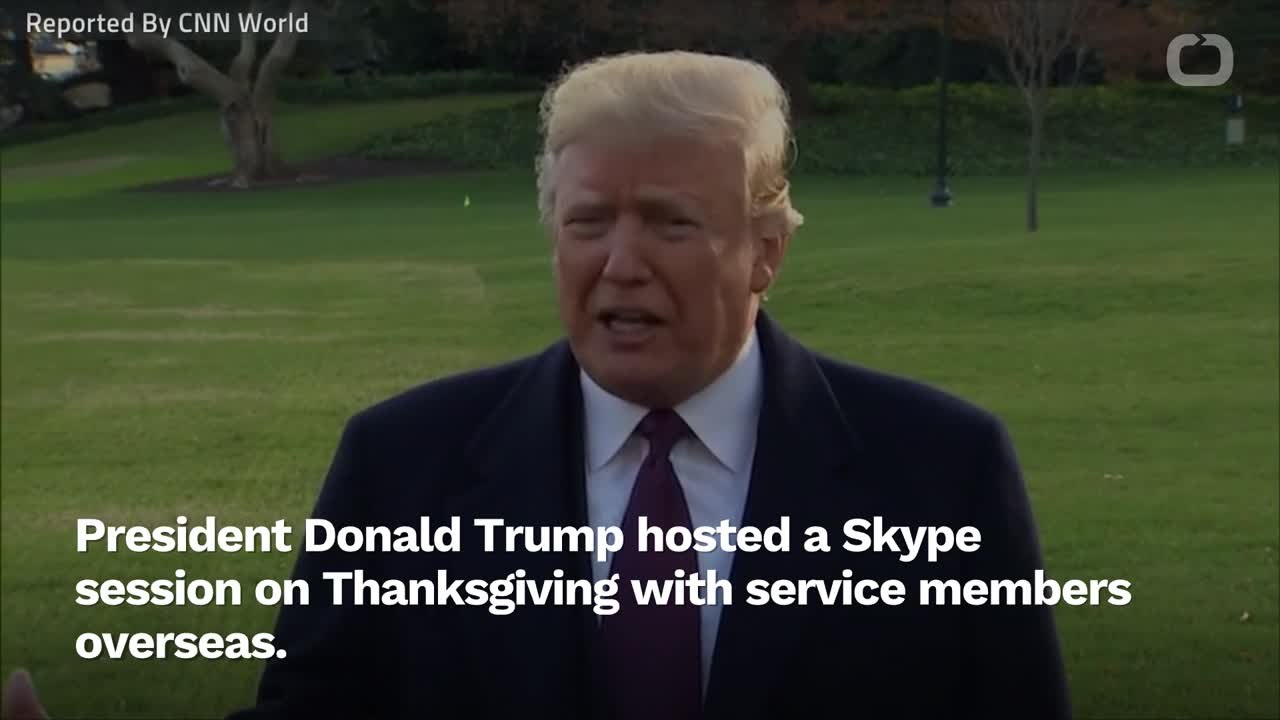 Trump Discussed Politics In Thanksgiving Call With Troops
