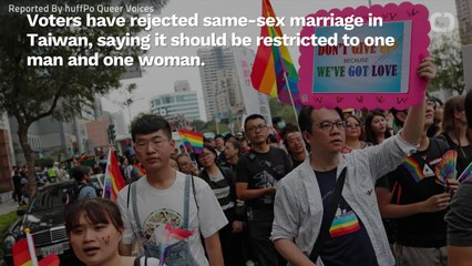 Voters In Taiwan Reject Same-Sex Marriage