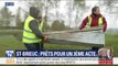 Les gilets jaunes espèrent se maintenir sur le long terme à Saint-Brieuc en Bretagne