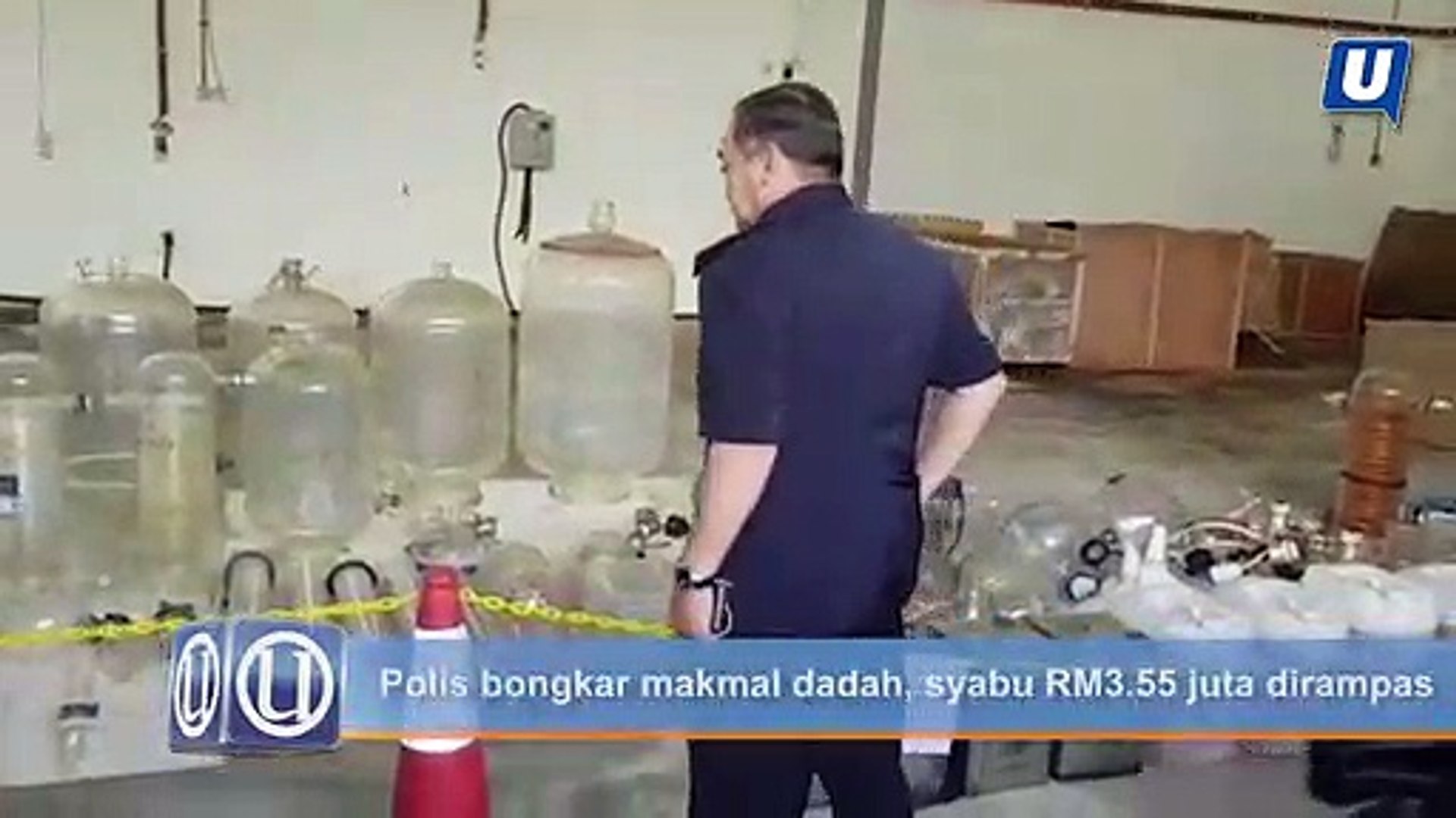 Polis bongkar makmal dadah, syabu RM3. juta dirampas