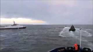 The military ship of the Russian Federation rammed a tug of Naval Forces of Ukraine in the Sea of Azov