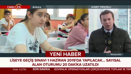 LGS sınav süresi uzatıldı
