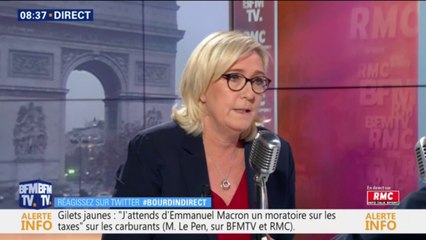 Marine Le Pen dénonce un "effondrement de la démocratie de proximité"